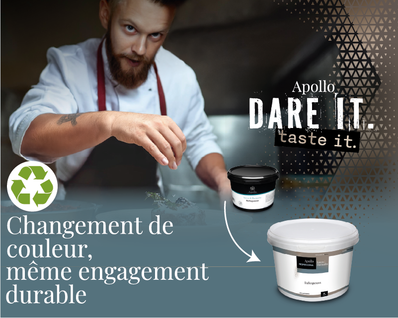 Nos seaux deviennent blancs: un pas de plus vers des emballages durables !